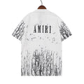 Amiri cracked print button-up Tee