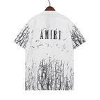 Amiri cracked print button-up Tee
