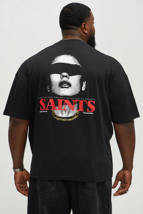 Saint Vanity "Saints Global" heavy graphic streetwear