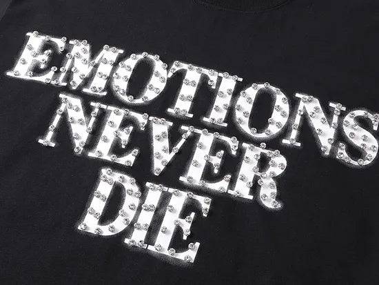 item is the Mixed Emotion "Black End" Rhinestone