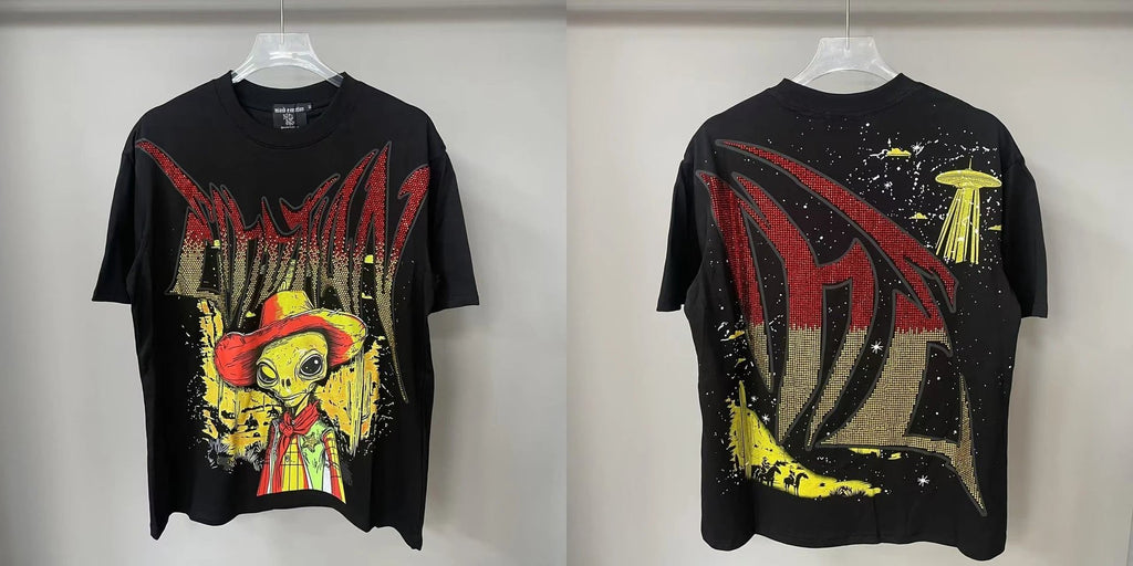 Mixed Emotion Alien Cowboy tee