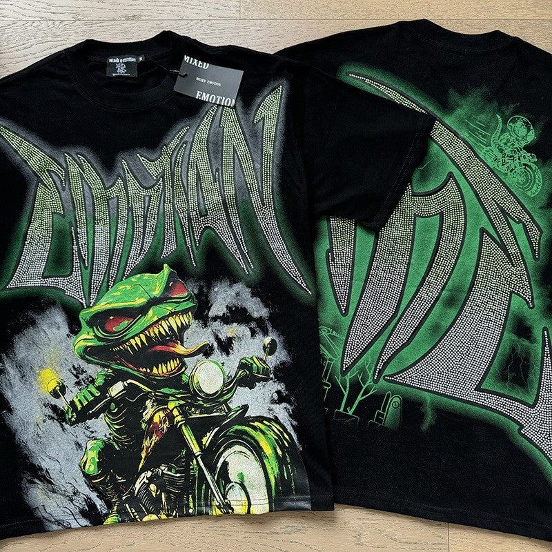 Mixed Emotion "Goblin" Rhinestone Tee