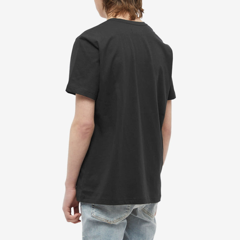 Purple Brand Logo Clean Jersey T-Shirt in Black,