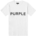 Purple Brand Men's Logo Clean T-Shirt in White