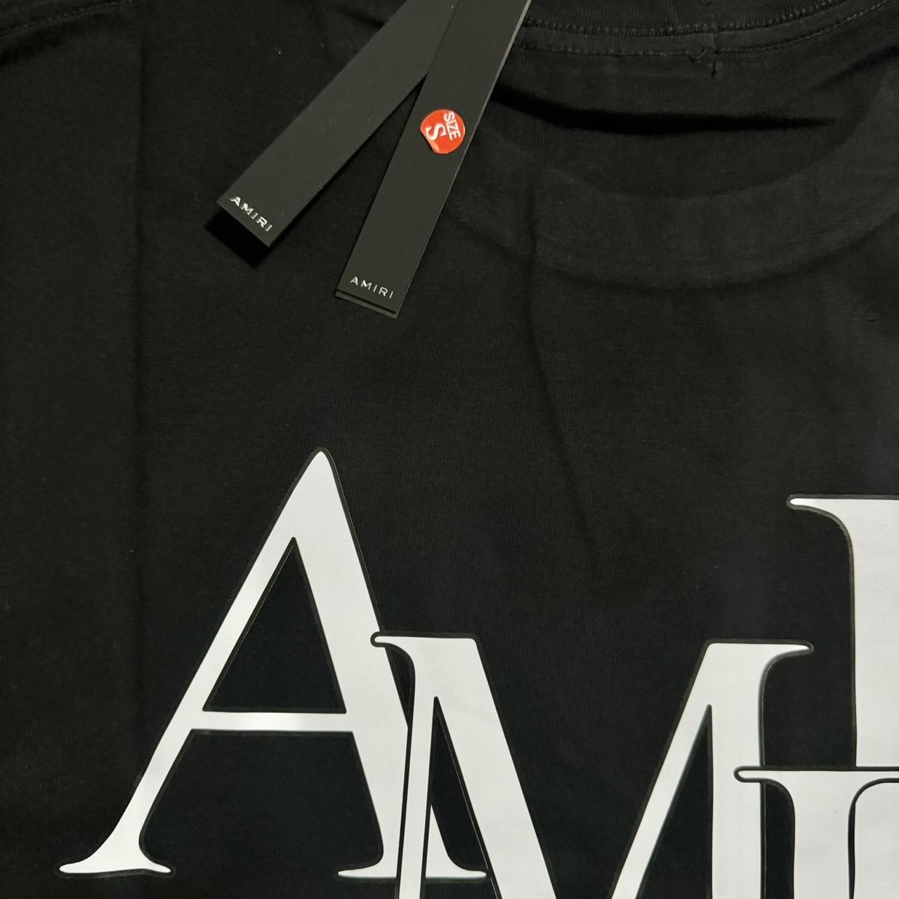 AMIRI Staggered Logo Cotton T-Shirts