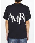 AMIRI Staggered Logo Cotton T-Shirts